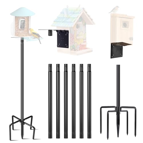 1 Pack 109 Inch Heavy Duty Bird Feeder Pole I46080