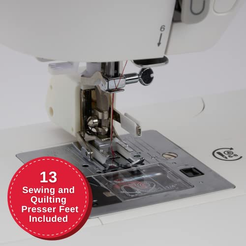 Computerized Sewing & Quilting Machine with Extension Table, Hard Case & Accessories E988444