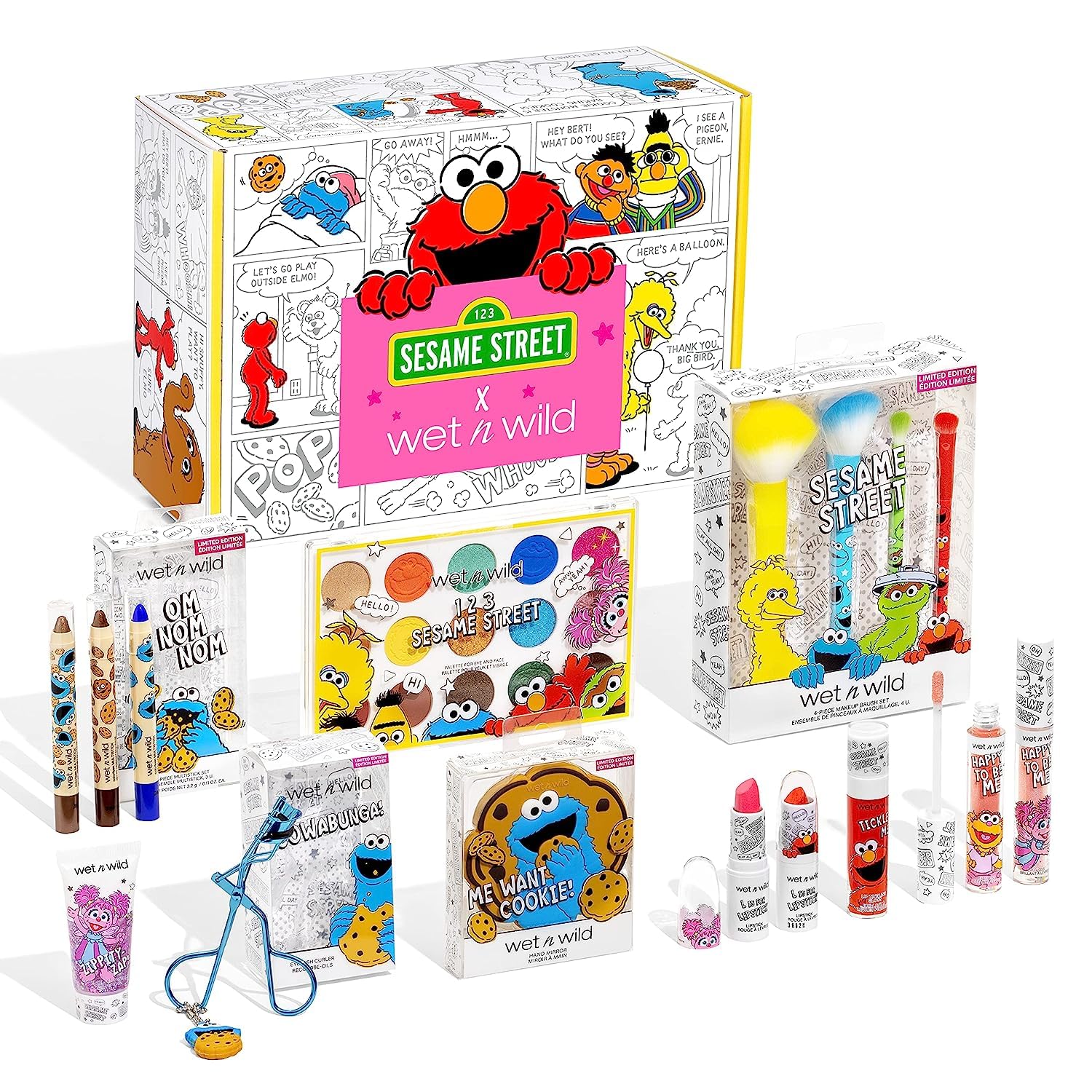 Makeup Set with Brushes, Palettes & Lip Glosses D280