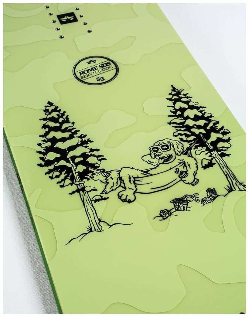 Service Dog Snowboard U384