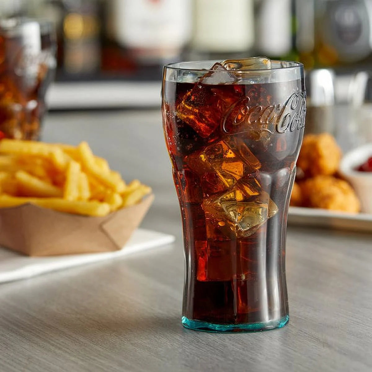 16-3/4-Ounce Glass Tumblers, Georgia Green, Set of 6 V3513