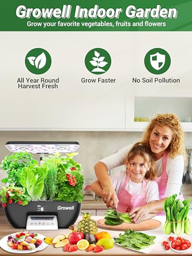 17 Pods Indoor Garden with Full-Spectrum Grow Lights W841232
