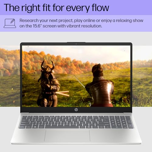 15.6 inch Laptop, HD Touchscreen Display, AMD Ryzen 3 7320U, 8 GB RAM, 256 GB SSD, AMD Radeon Graphics, Windows 11 Home, Natural Silver W63622