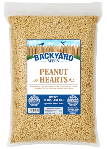 Peanut Hearts for Wild Birds 10 Pounds A48823