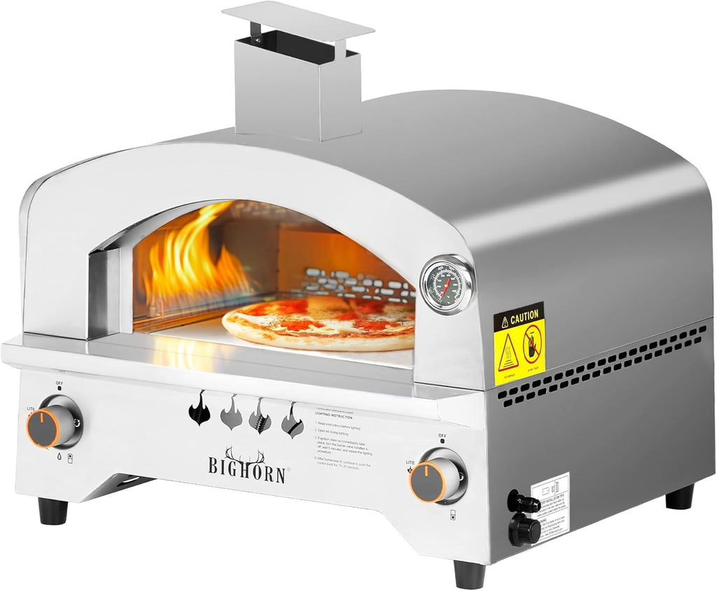 Gas Pizza Oven with 13 inch Pizza Stone T9404