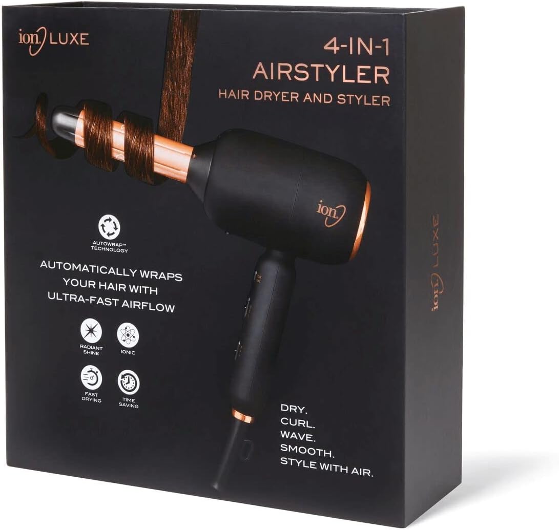 4-in-1 Hair Dryer & Curler M3244