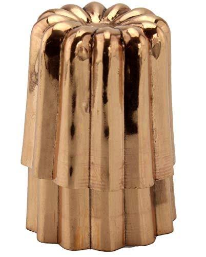 Copper Canelé Pastry Molds 4-Pack 2-Inch U1713