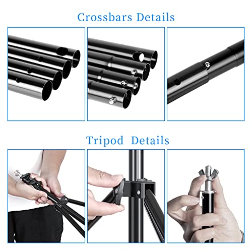 2x3m Adjustable Backdrop Stand with Carry Bag K849621
