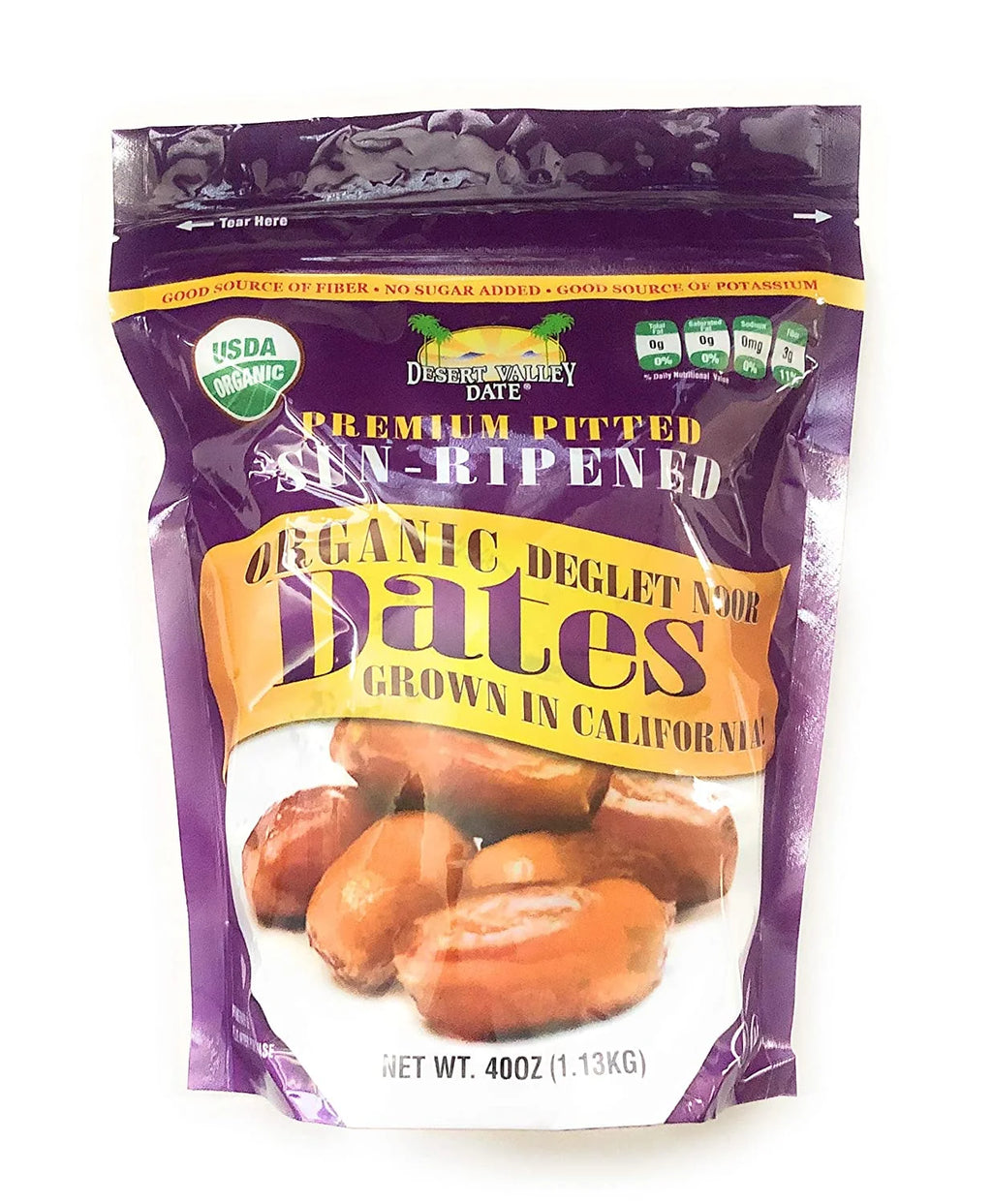 Organic Deglet Noor Pitted Dates E65719