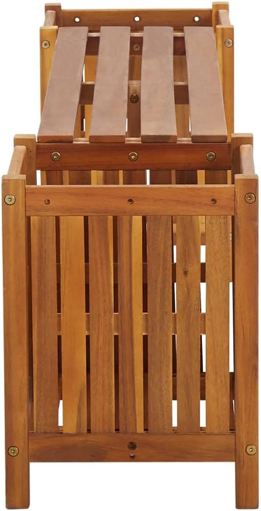 Planter Bench with Raised Plant Box D454031