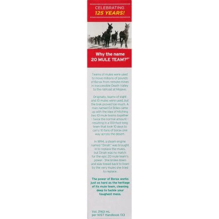 Borax Detergent Booster & Multi-Purpose Household Cleaner 65 oz. Box (8 Pack) P135722