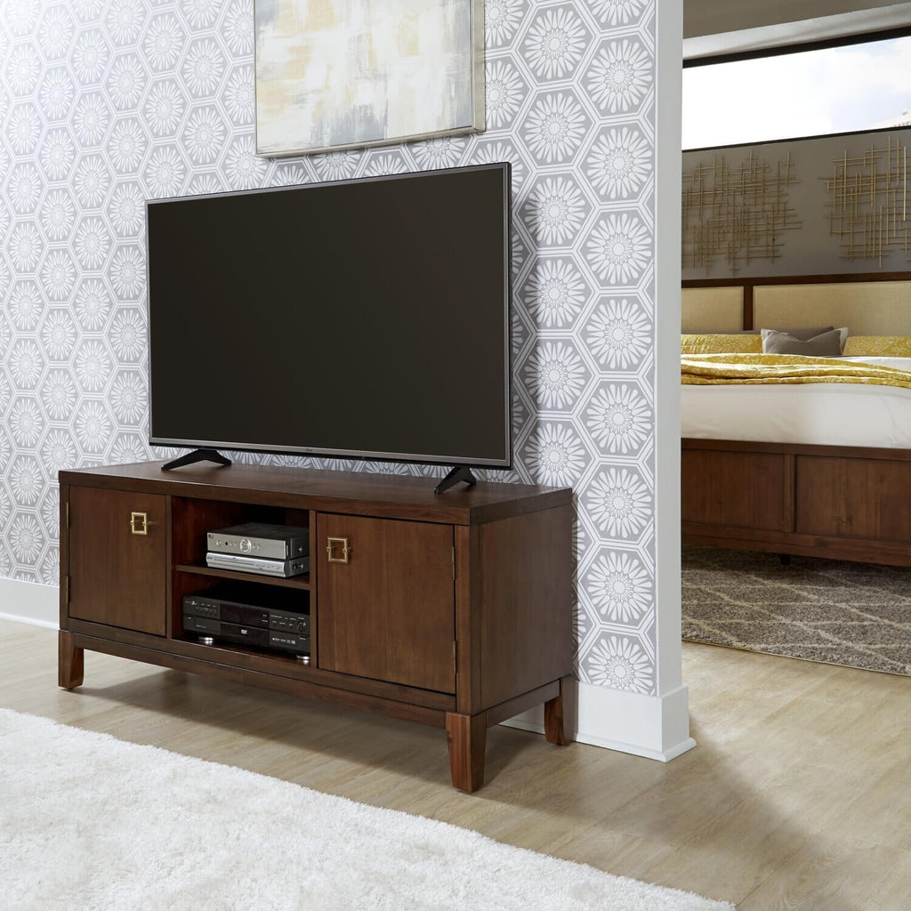 Brown Wood Entertainment Center K2060