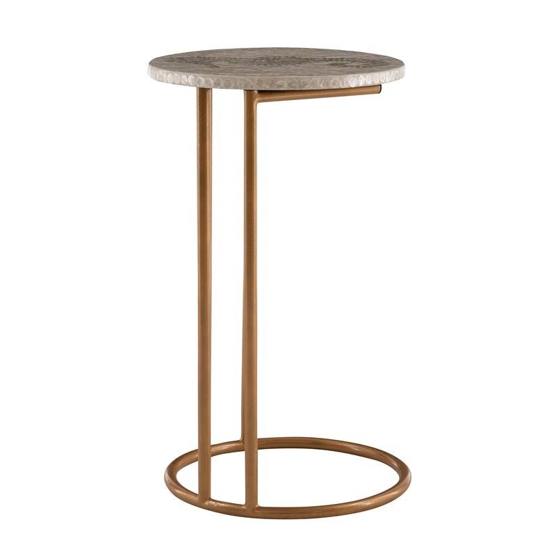 Gold Metal Accent C Table F8817