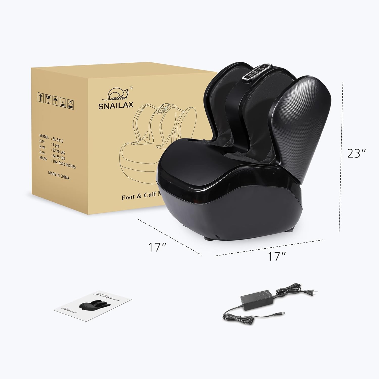 Shiatsu Foot Massager with Heat, Foot Calf Massage Machine O36740