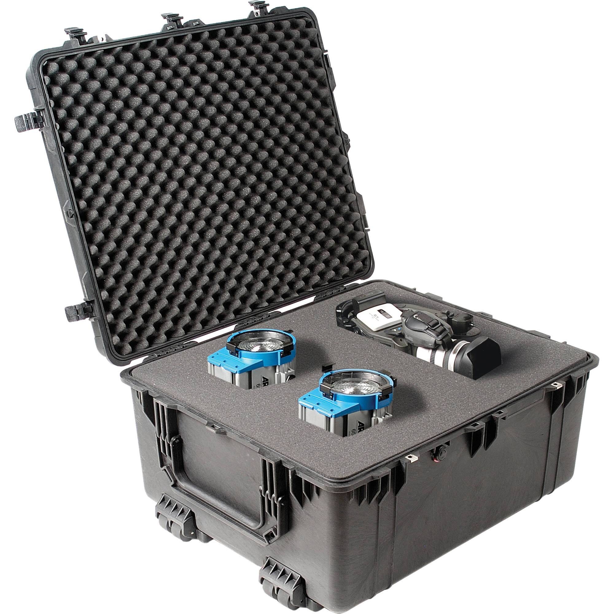 Black Transport Case with Foam S2488