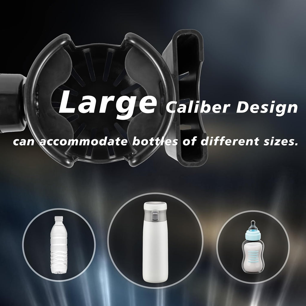 2 Packs Stroller Cup Holder with Phone Holder N60119