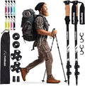Lightweight Aluminum Trekking Poles, Adjustable 24.5 to 54 in. (Black) A1759
