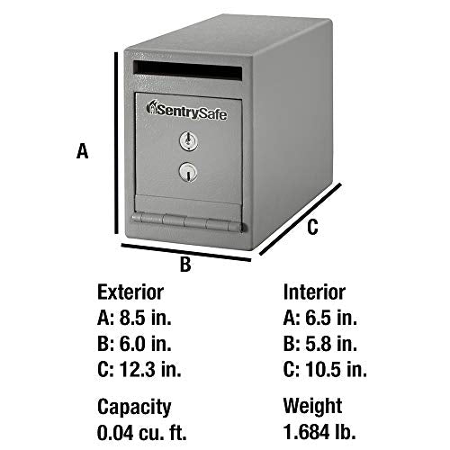 Steel Drop Slot Safe, 0.38 Cubic Feet K2151