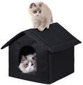 Brown Waterproof Outdoor Cat House Y832835