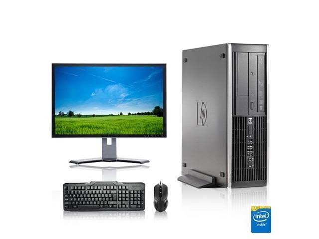 Refurbished HP DC Desktop Computer 3.3 GHz Core i3 Tower PC, 4GB, 1TB Hdd, Windows 7 x64, 19x22 Monitor, USB Mouse & Keyb O1022