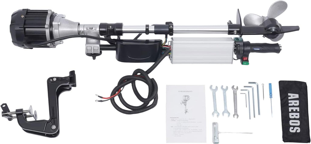 1000W 5HP Electric Outboard Motor Brushless Trolling Motor for Small Vessels H20827