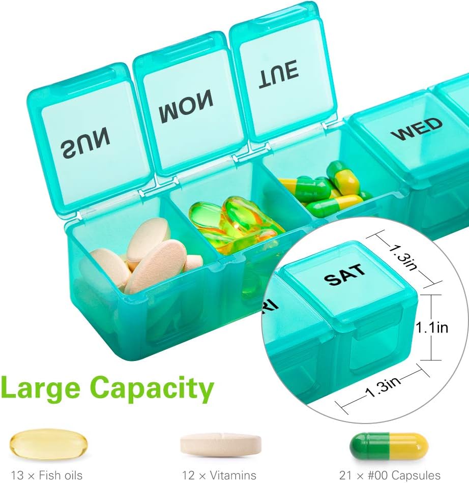 Large 2 Pack Pill Organizer R2737