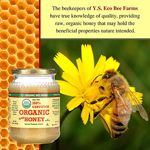 1 Lb Organic Raw Honey N813537