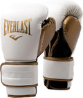 White/Gold 16oz Boxing Gloves N5161