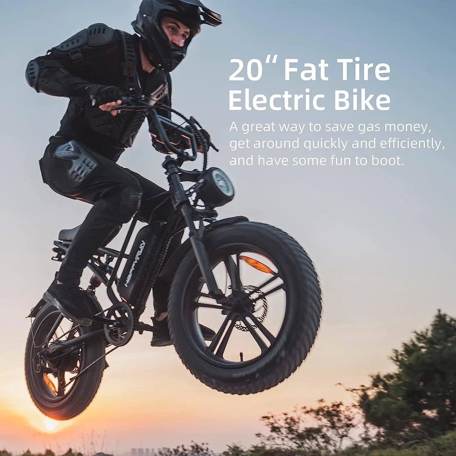 20" Fat Tire Electric Bike 1500W Motor 48V 18AH Removable Battery C717