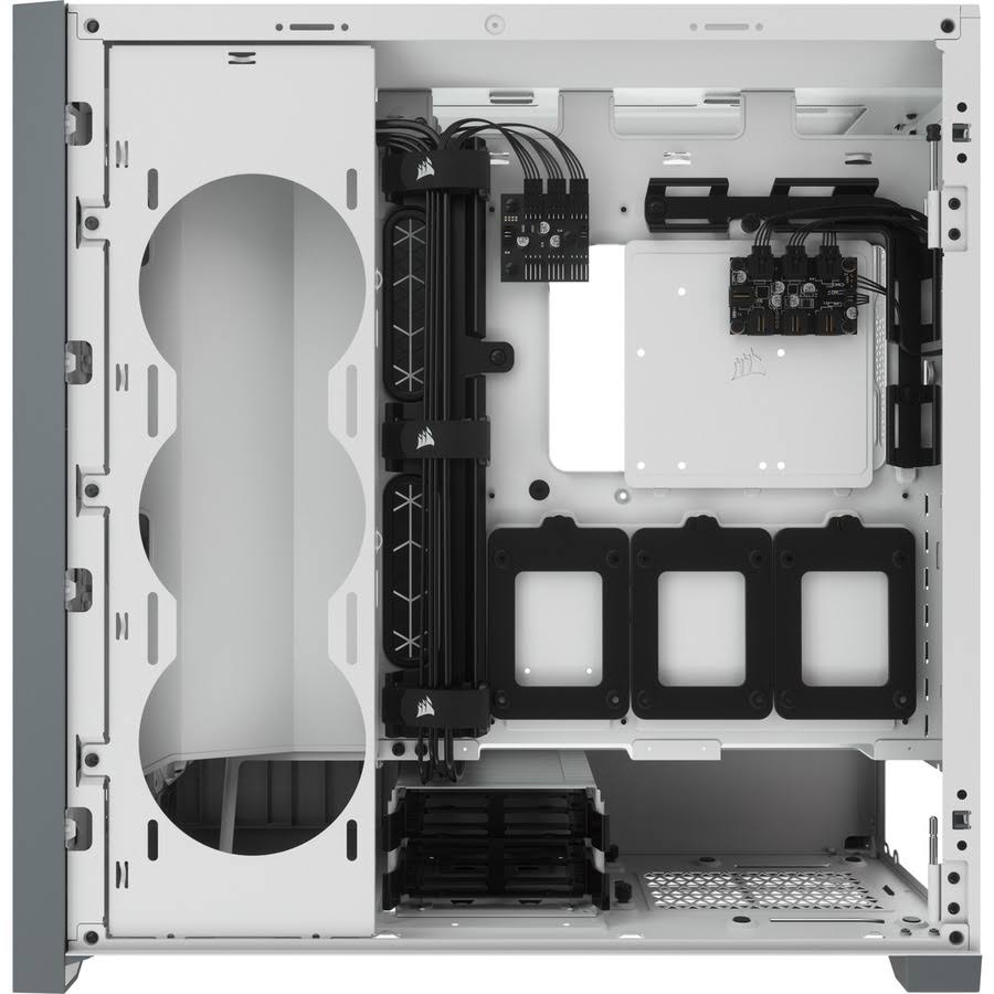 White Tempered Glass Mid-Tower ATX PC Case Z43510