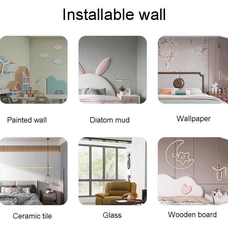 3D Anti-Collision Wall Mounted Bed Wall Padding W280497