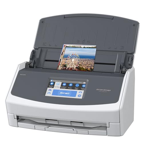 Black Wireless Document Scanner with Auto Document Feeder Y7885