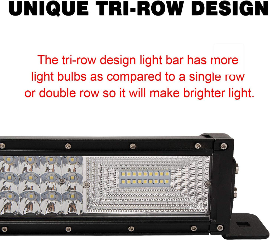 288w 50inch Curved LED Light Bar Spot Flood Combo Beam O912862