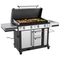 4-Burner 36 Propane Griddle with Stainless Steel Cabinet and Hood Z491