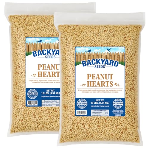 Peanut Hearts for Wild Birds 10 Pounds A48823