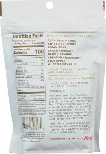 25oz Bag Fruit Gummies Y582