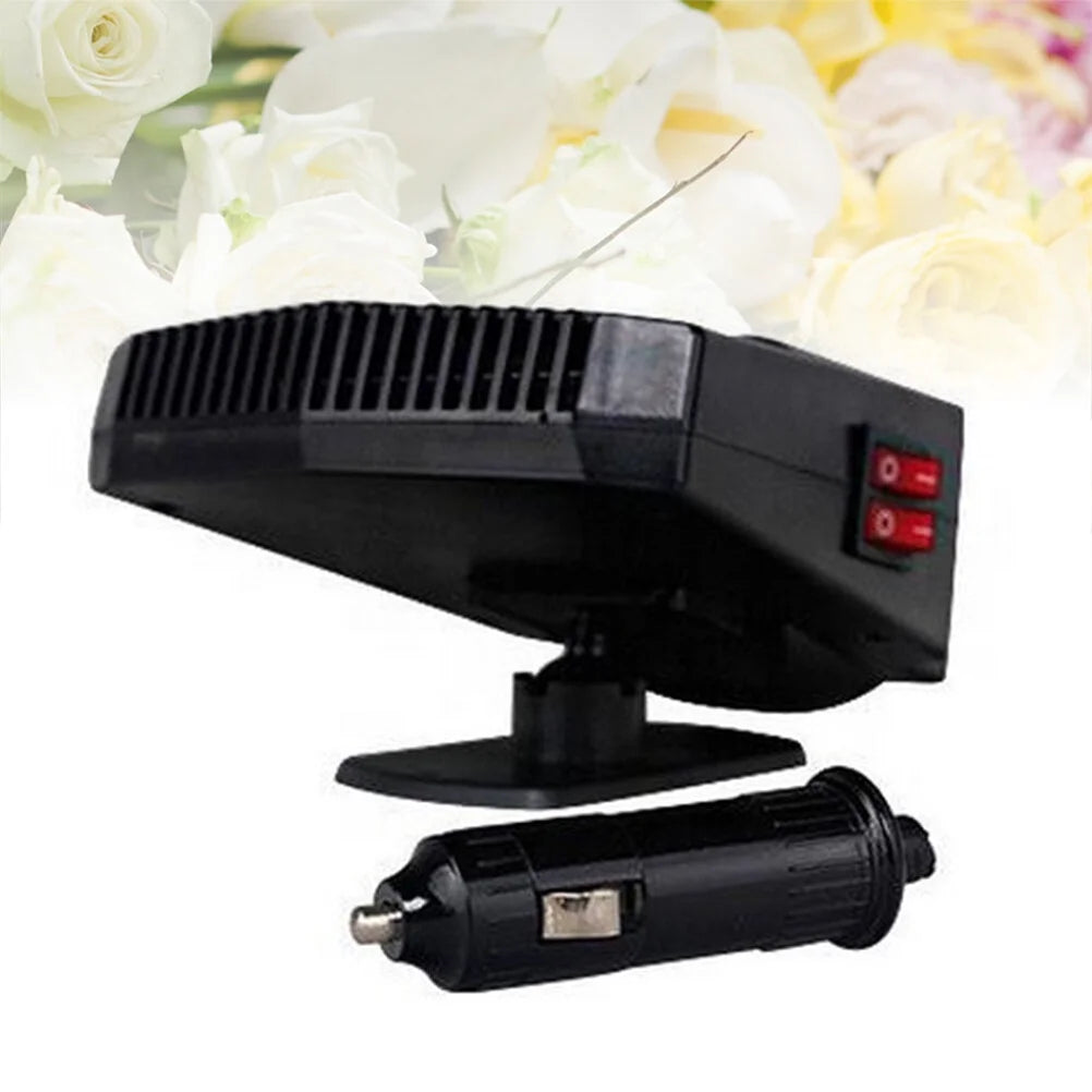 12V 200W Demister Defrosting Electric Heater Fan (Black) M478374