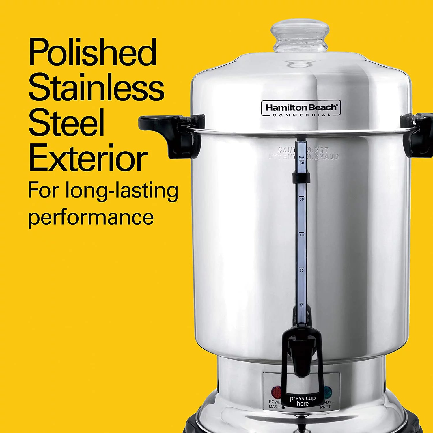 60 Cup Stainless Steel Coffee Urn F598