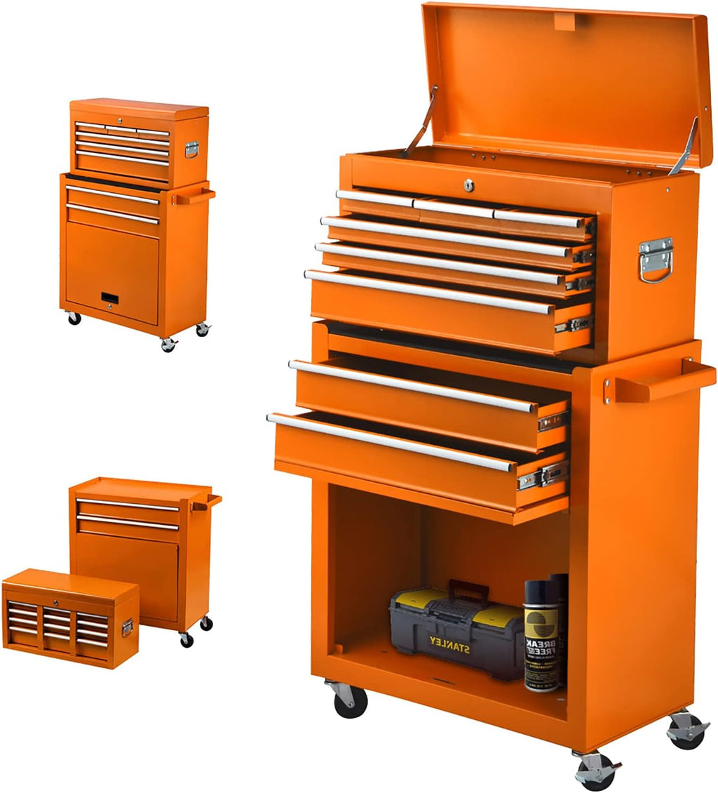 8-Drawer Red Rolling Tool Chest with Locks O5927
