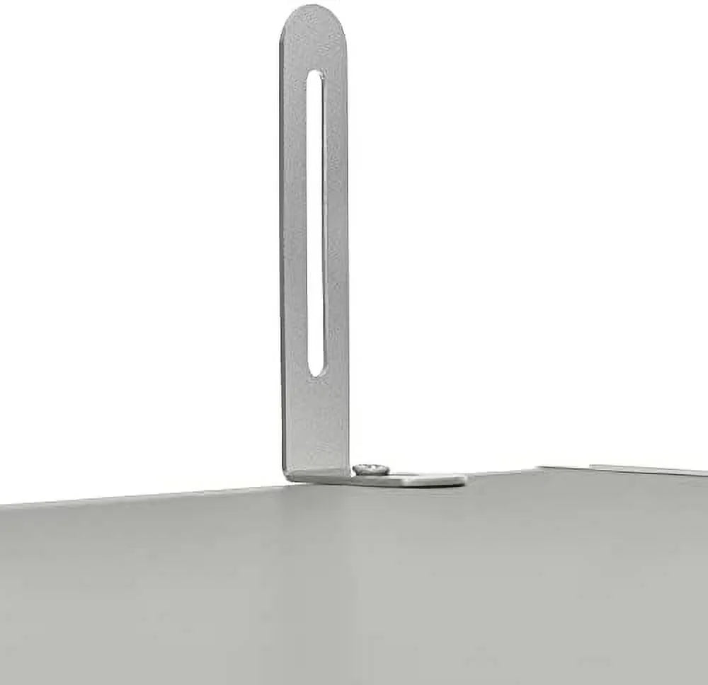 Gray Corner Cabinet with Doors and 2 Adjustable Shelves N877363