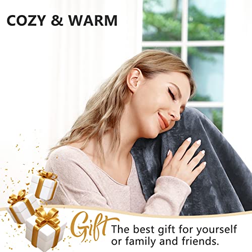 Full Size Flannel Electric Heated Blanket, 72" x 84" V188126