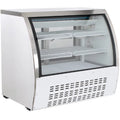 18 Cu Ft 48 ins Commercial Refrigerator Display Case with Curved Glass X4563
