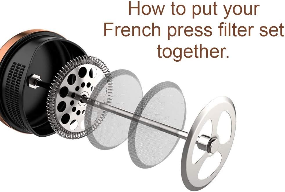 Stainless Steel French Press Filter Assembly Top S207