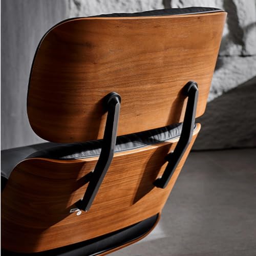Single Leather Sofa Chair with Footrest D1938