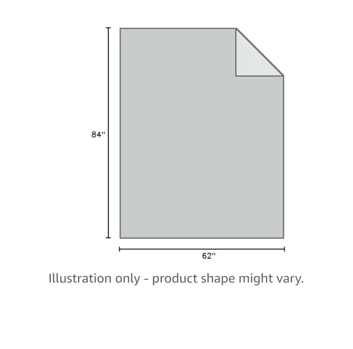 King 100x90 Grey Electric Blanket Throw P25411