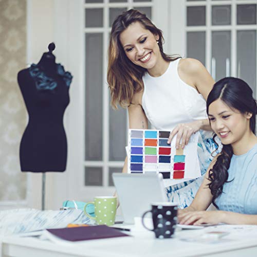 White Height Adjustable Female Dress Model Display Torso with Tripod Stand X782
