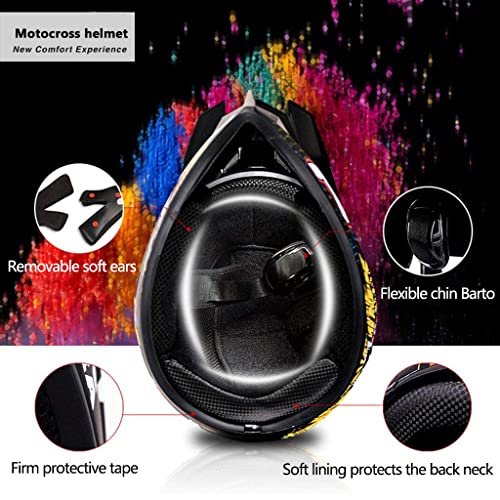 DOT Certified Full Face Motorcycle Helmet with Built-in Speaker I298