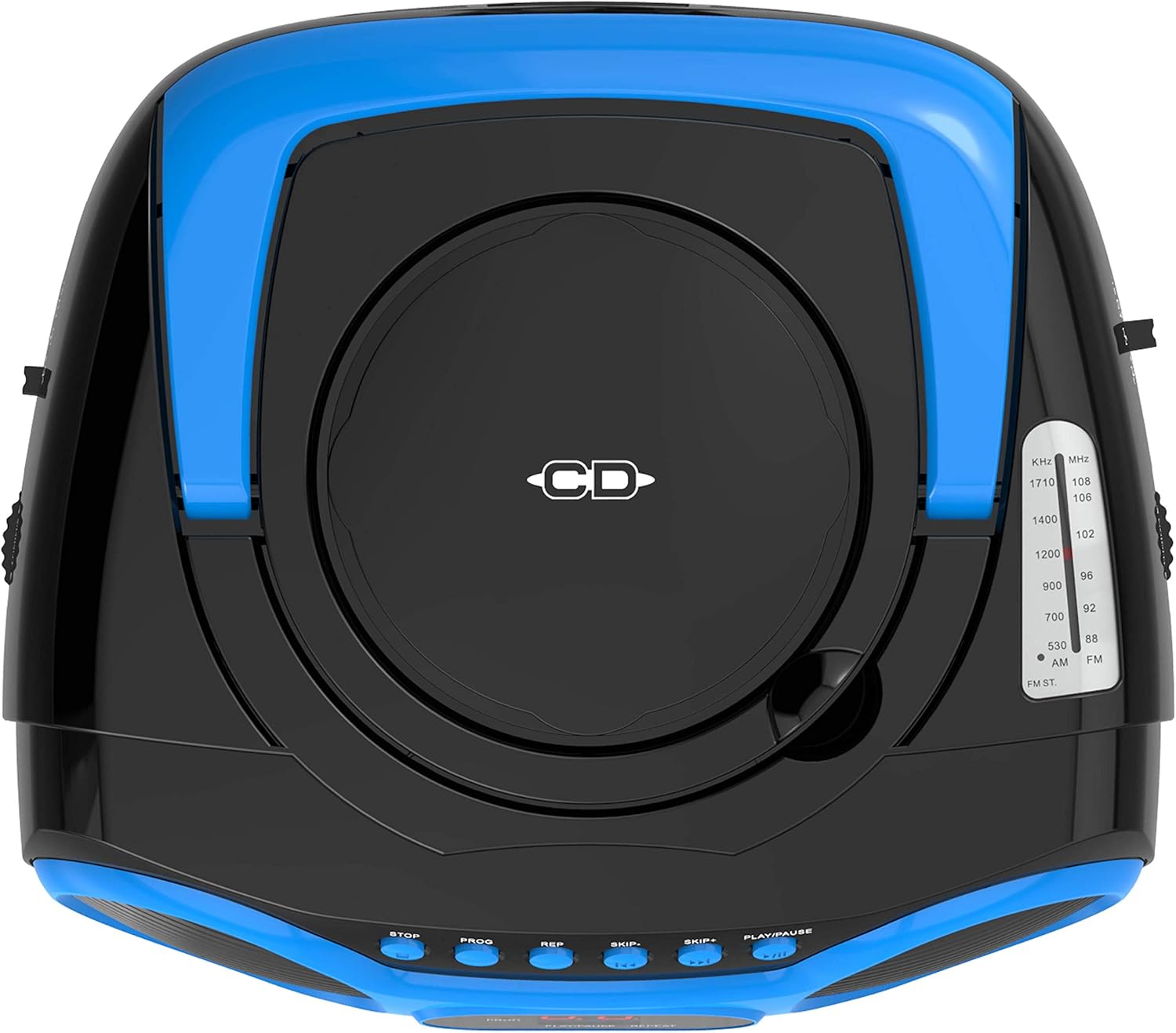 Blue Sport CD Boombox with AM/FM Radio and Aux Line-in J566