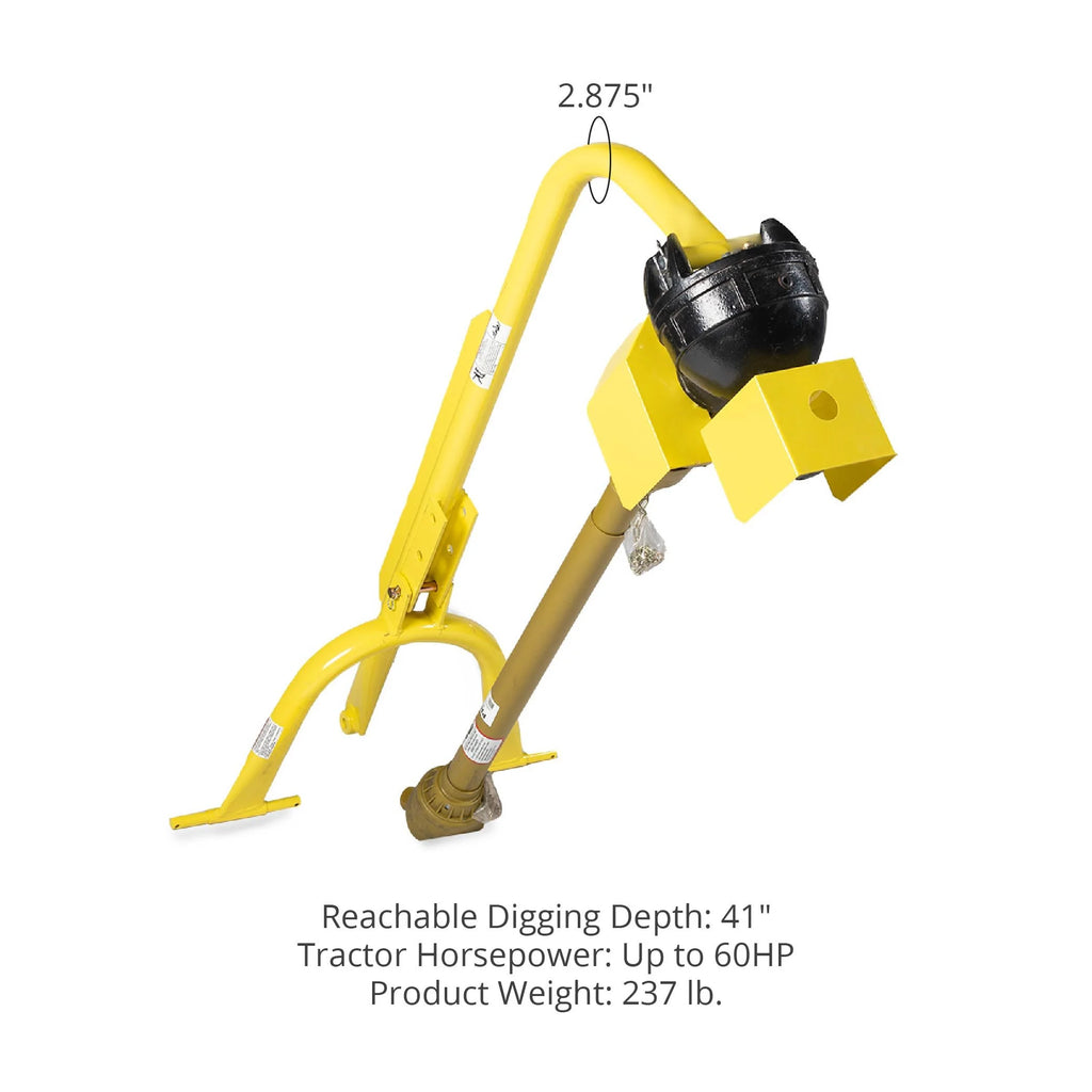 30 HP 3 Point Post Hole Digger with 12in Auger Attachment R34337