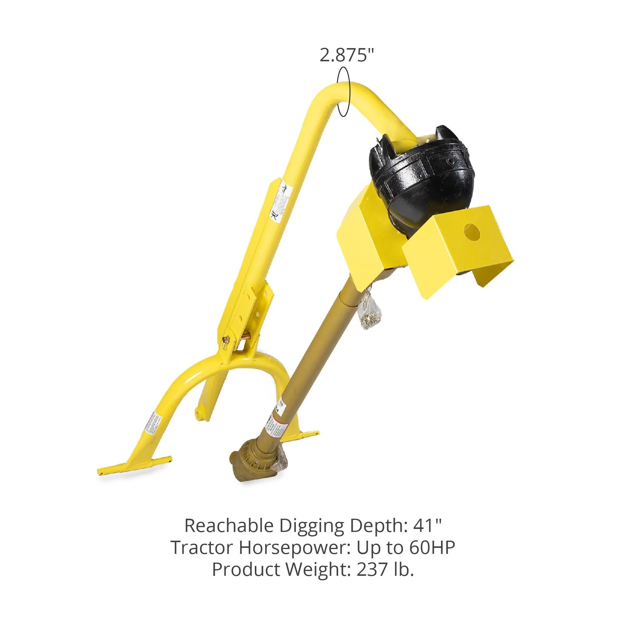 30 HP 3 Point Post Hole Digger with 12in Auger Attachment R34337